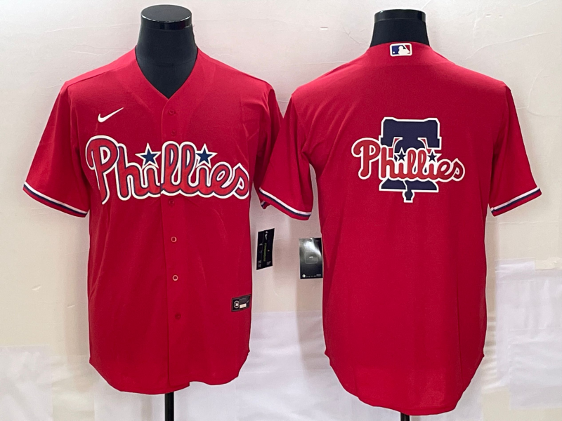 Men's Philadelphia Phillies Red Team Jersey